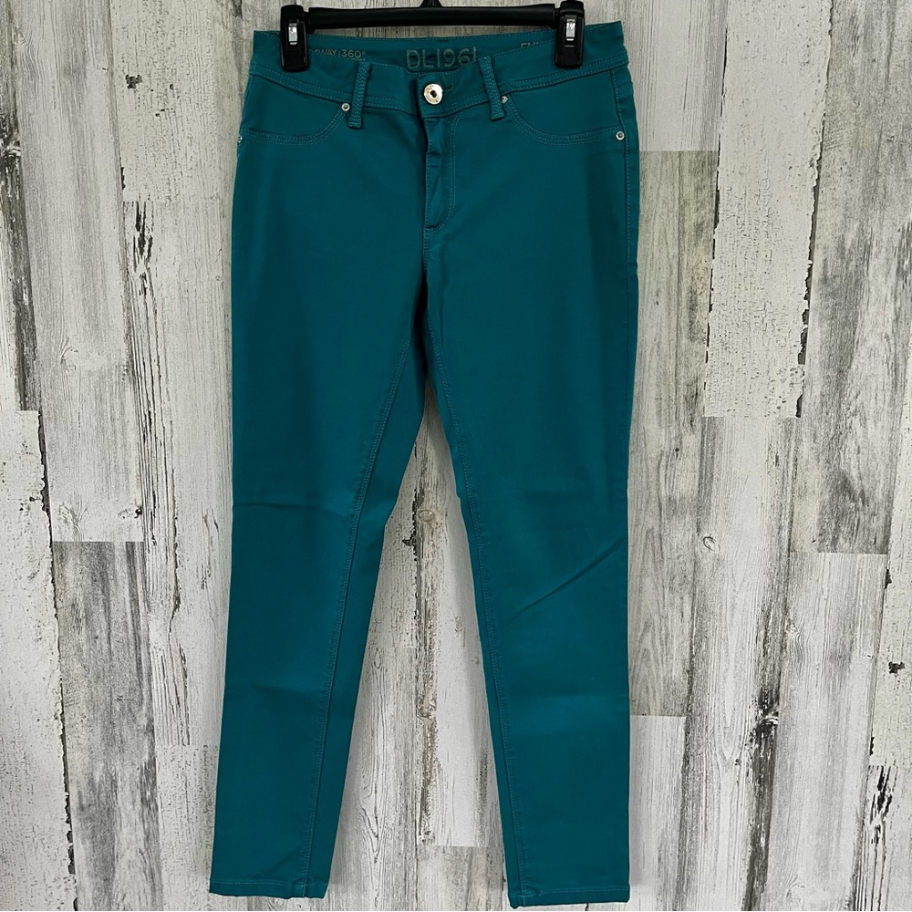 DL1961 Teal Emma Stretch Leggings 29